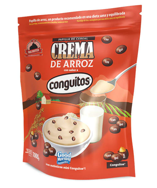 Crema Arroz Conguitos 1 kg Max Protein