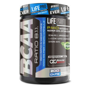 BCAA 8.1.1. 200/400 cápsulas LifePro