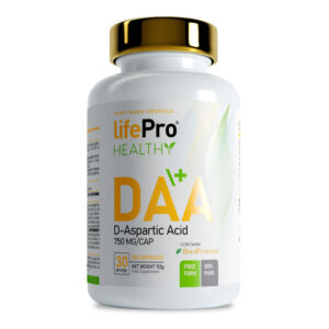Ácido D-Aspártico 750mg 120 Vegan Caps LifePro