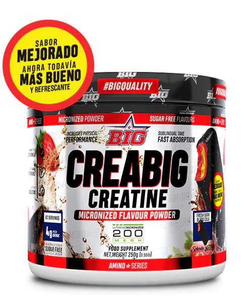 Creatina CREABIG 200MESH Varios Sabores 250g BIG - Imagen 9