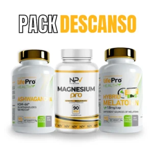 Pack Descanso – Ashwagandha + Magnesio PRO + Melatonina 1,8 mg LifePro