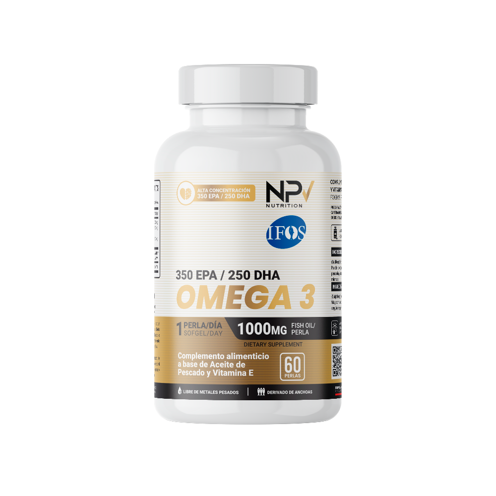 Omega-3 EPA DHA 1000 mg con Sello IFOS de NPV Nutrition