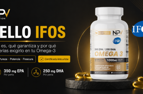 Omega-3 con sello IFOS de NPV Nutrition: certificación de pureza, potencia y frescura lote a lote