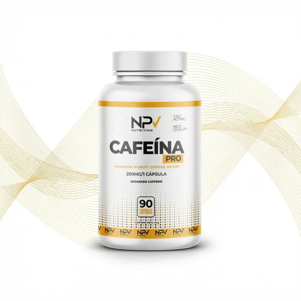 Cafeína 90 Vegan caps 200mg_cap NPV Nutrition