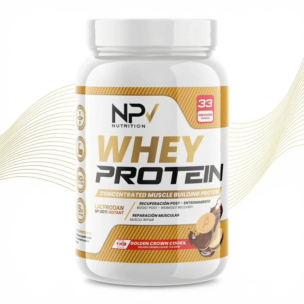 WHEY PROTEIN GOLDEN CROWN COOKIE NPV 1KG